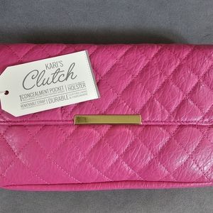 Conceal Weapon Quilted Handbag